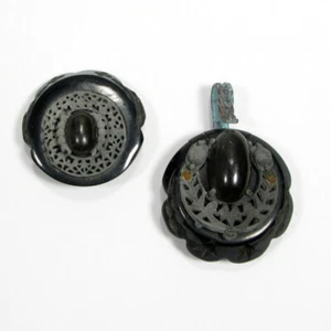 Antique Art Nouveau Bakelite Cape Coat Cloak Clasp Hook And Button - Picture 1 of 8