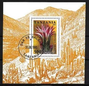 Blumen - Tansania (158) Block gestempelt - Bild 1 von 1