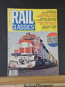Revista Rail Classics 1976 julio V5#4 NY Subway story Conrail motive powerPOSTER - Imagen 1 de 2