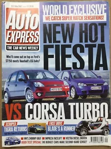Auto Express Magazine #704 - 15 May 2002 - Fiesta ST v Corsa GSi, Tigra - Picture 1 of 2