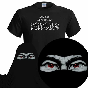 Kids Ask Me About My Ninja Divertida Camiseta Abatible Halloween - Imagen 1 de 2