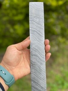 Nooraki Forged Damascus Steel 26.5cm Twisted Pattern Blank Billet Knife Making