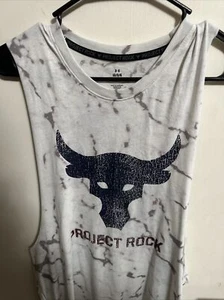 4-2025-Under Armour Men's Gym Project Rock Brahma Bull TANK TOP- 1370484-484-LG - Picture 1 of 4