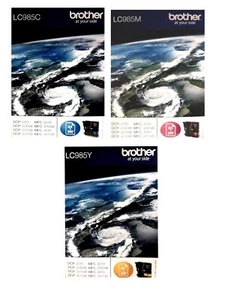 Original Brother LC985 Tricolor DCP-J125 J315W J515W MFC-J220 J265W J410 J415 - Imagen 1 de 1