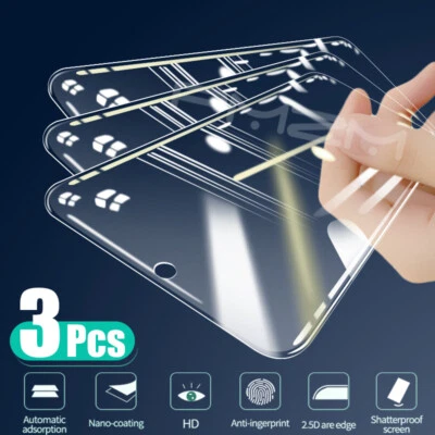 Tempered Glass For Samsung S25 S24FE S23 A16 A15 A56 Film Screen Protector Cover - Image 1 of 4