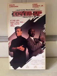 Cover-Up (VHS, 1991) Dolph Lundgren, Louis Gossett Jr., Live Home Video Rare - Picture 1 of 3