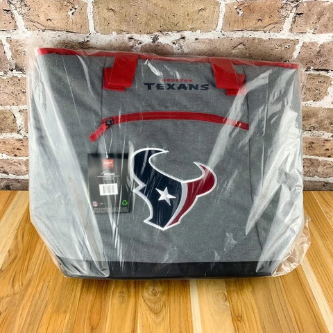 NEW Rawlings NFL Houston Texans Soft Sided Insulated Cooler Bag 30-Can Capacity Cover