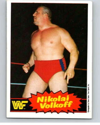 1985 O-Pee-Chee WWF Series 2 #1 Nikolai Volkoff  V65781 - Image 1 of 2