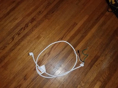 GE Washing Machine Model WCVH6800J1WW Power Cord WH19X10046 - Image 1 of 2