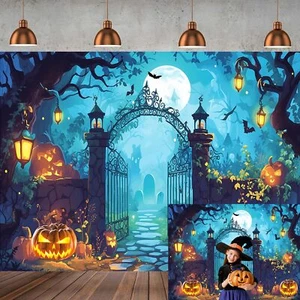 7x5ft Halloween Magic House BackdropHalloween Photo Backdrop Halloween Photog... - Picture 1 of 8