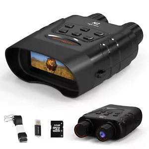 850nm 1080P 5X Zoom IR Night Vision Goggles Digital Hunting Binoculars 32G w/Bag - Picture 1 of 24