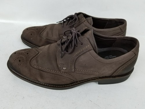 Scarpe Oxford ECCO autentiche da uomo City Walker a coda di rondine in pelle marrone EU 43 US 9 9 5