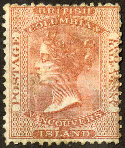 Vancouver Stamps # 2 MH VF Scott Value $450.00