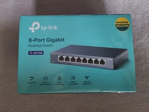 TP-Link TL-SG108 8 Port Gigabit Ethernet Network Switch Computer Part BRAND NEW