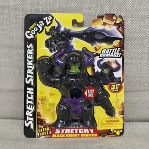 NUEVO Heroes Of Goo Jit Zu Stretch Strikers Caballero Negro Orbitox Ultra Raro Persecución - Imagen 1 de 2