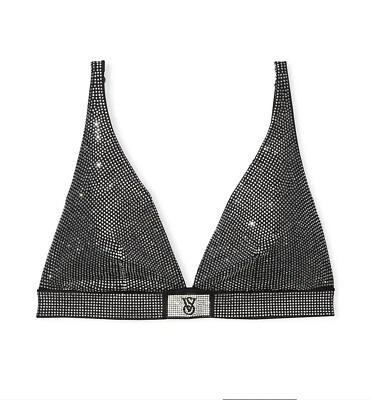Victoria’s Secret Fashion Show 2024 Shine Trim Wireless Plunge Bralette M NWT - Image 1 of 4