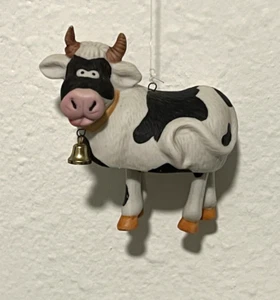 Dairy Cow Christmas Ornament with Moving Legs - Picture 1 of 4