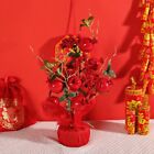 Woodiness Spring Festive Potted Plants Artificial Fruit Tree  Chinese New Year