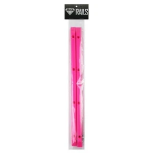 Rieles de monopatín Black Diamond rosa con tornillos - Imagen 1 de 1