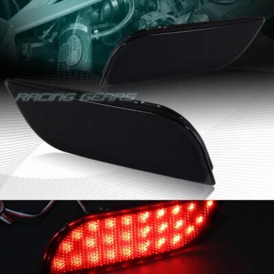 LENTE DE HUMO LED PARACHOQUES TRASERO LUCES DE FRENO LÁMPARAS APTAS 08-14 SUBARU IMPREZA WRX STI Foto 1 de 3