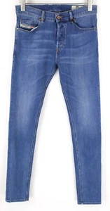 DIESEL Tepphar-X R8XA3 Men'S Blue Slim Carrot Jeans W30/L34 Stretch Denim Wash - Picture 1 of 9