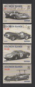 SOLOMON ISLANDS 1999 FERRARI Racing Cars Design Set MNH $3.50 - Picture 1 of 1