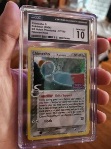 (TOP POP 5) CGC 10 GEM MINT Chimecho 37/110 Reverse Holo Holon Phantoms Pokemon - Picture 1 of 4