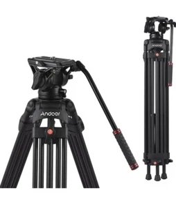 Andoer D1801 Video Tripod 180cm/360°Professional Camera Tripod-Aluminium Alloy. - Picture 1 of 13