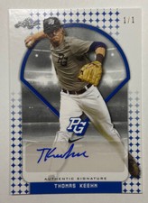 2018 Leaf Perfect Game - Thomas Keehn 1/1 AUTO Blank Back Blue - DUKE - #BA-TK1