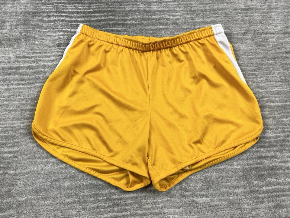 Augusta Sportswear Shorts Womens Medium Yellow White Accent Polyester Drawstring - Image 1 of 4