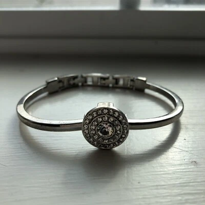 Anne Klein Нью-Йорк серебристого тона регулируемый браслет цветок стразы - Изображение 1 из 4