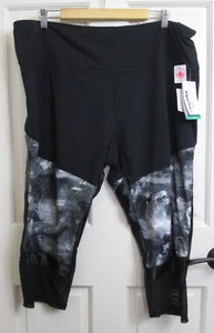 Neu mit Etikett Marika Curves Damen-Caprihose schwarz & grau Größe 3X 40 x 20 Netz 17-32928 - Bild 1 von 7