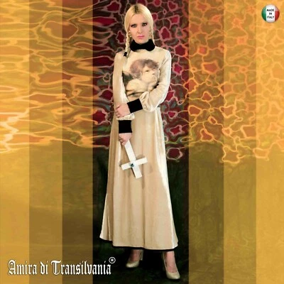 Damen Kleid Langkleid Elegant Bedruckte Kleidung Engel Samt Baumwolle - Bild 1 von 4