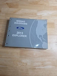 2013 Ford Explorer WIRING DIAGRAM service shop electrical manual factory book - Picture 1 of 2