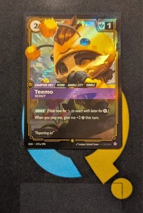 Teemo - Scout OGN 197a/298 Alternate Art Showcase Riftbound League of Legends - Picture 1 of 3