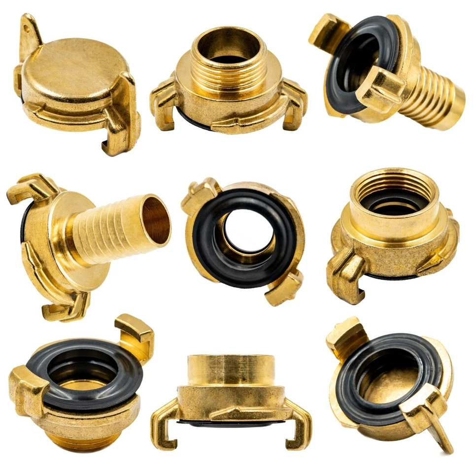 Sistema di attacco rapido in ottone per tubo dell'acqua raccordo tubo Geka - Immagine 1 di 1