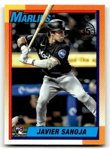 2025 Topps Javier Sanoja #90B2-34 1990 35th Anniversary Miami Marlins - Picture 1 of 2