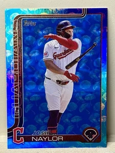 2025 Topps Serie 1 Josh Naylor #322 Blue Umbrellas SSP /10 - Bild 1 von 3