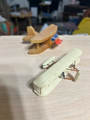 Corgi Wright Flyer Wright Brothers Die-Cast Plane + 1972 Mattel (Korea) - Image 1 of 4