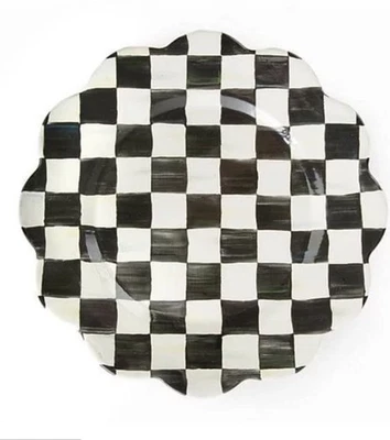 MACKENZIE-CHILDS Mackenzie Childs Enamel Petal Dinner Plate- 10” Wide