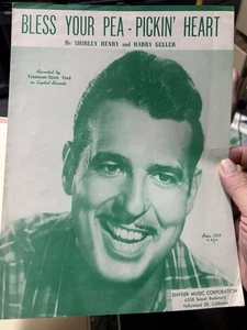 J 1957 Tennessee Ernie Ford Sheet Music ‘Pea-Pickin’ Heart’ - Picture 1 of 1