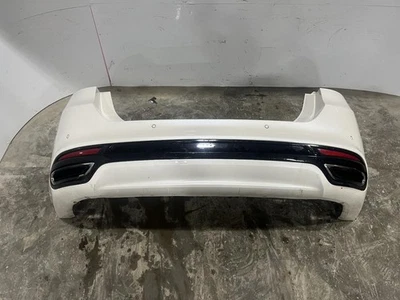 2017-2018 Ford Fusion White Rear Bumper W/Park Assist/Automatic Park PC:UG - Image 1 of 4