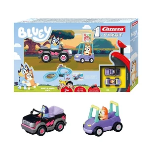 Carrera First Bluey vs Bingo On The Track Race Car Set - Picture 1 of 7