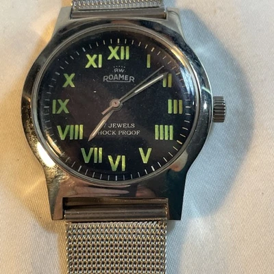 Vintage Roamer Watch Mens Hand Winding Movement FHF ST 96 Water Proof Anti Shock - Image 1 of 4