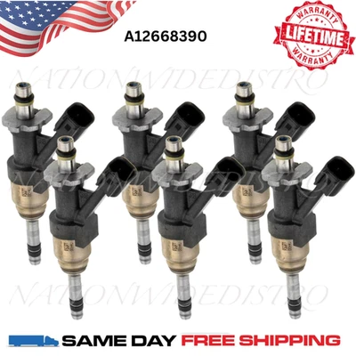 6x Inyectores de combustible OEM Delco para Chevrolet Silverado 1500 2014-2017 4,3 L V6 Foto 1 de 4