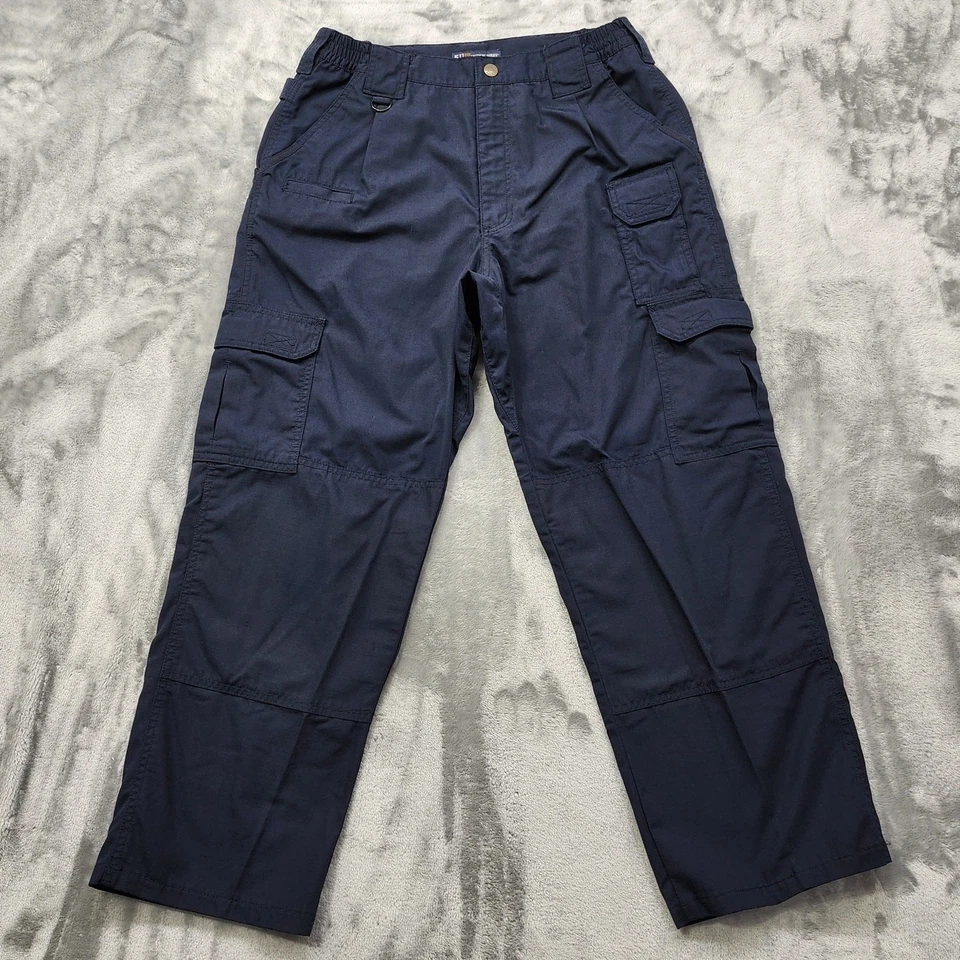 5.11 战术裤男式 W32/L27.5* 蓝色 Taclite 专业裤子货物防撕户外 — 第 1/4 张图片