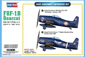 1/72 Scale F8F-1B Bearcat Hobby Boss - 87268 - Picture 1 of 1