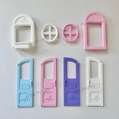 3D Print Replacement Door or Window (Fits Fisher Price Loving Family Dollhouse) - Image 1 of 2