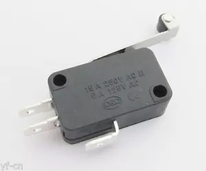 1pc Micro Switch High Roller Level Long Handle Normally Open/Close 15A 28x16mm - Picture 1 of 2