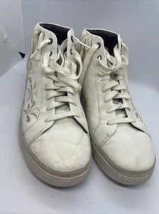 UGG Gr. 10 Australia Herren Cali Lace Hoch Fransen Leder Sneaker Bootie Stiefel - Bild 1 von 4